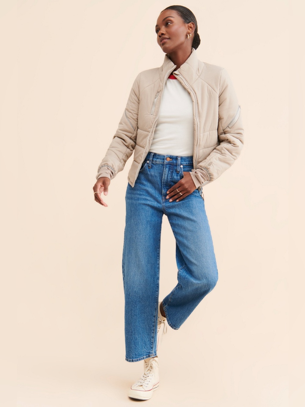 Free People Gathering Storm Run Puffer Jacket